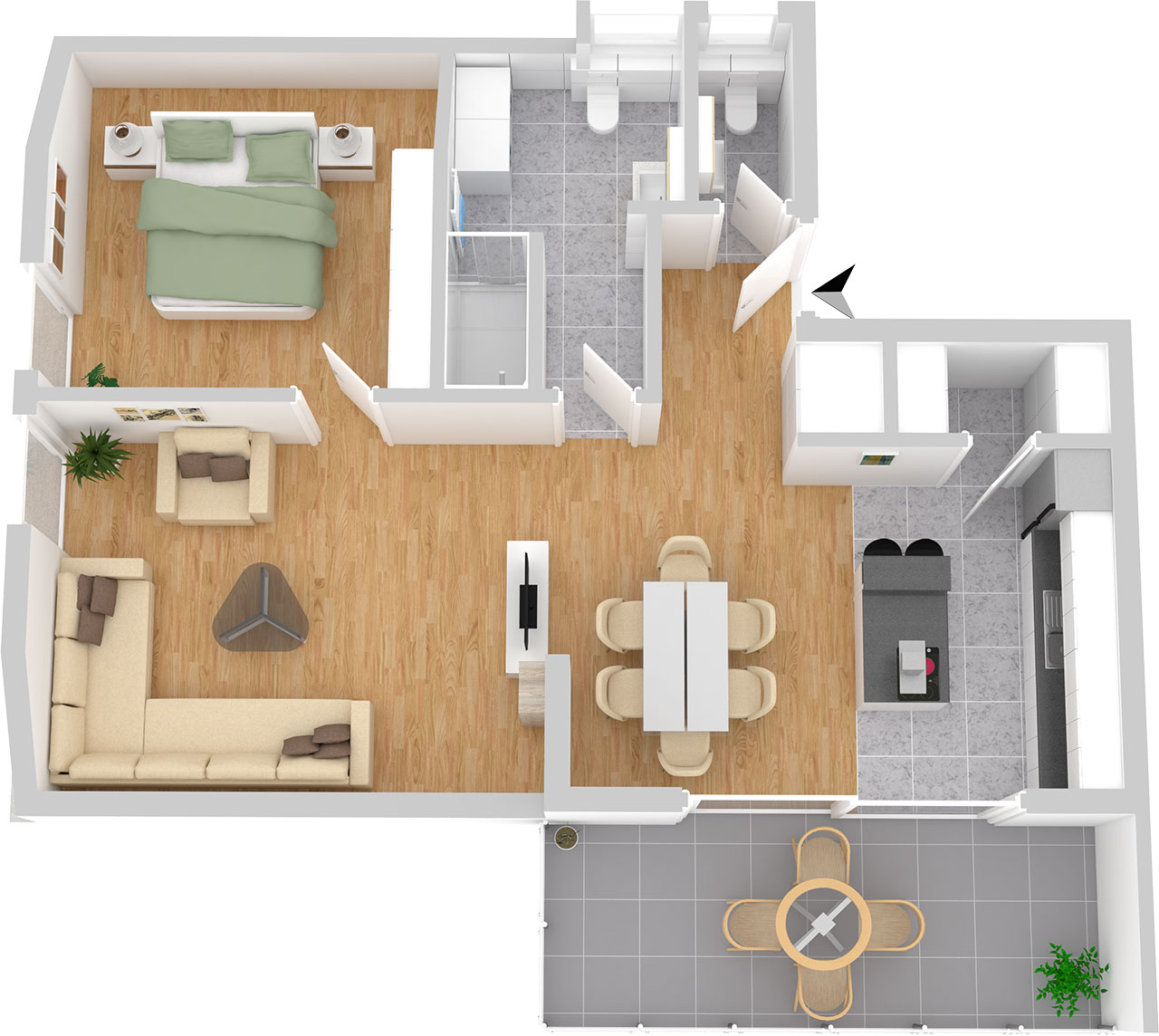 Wohnpark Wiesengrund Hersbruck - Heldmannsberger Weg 1 - Wohnung 15 DG